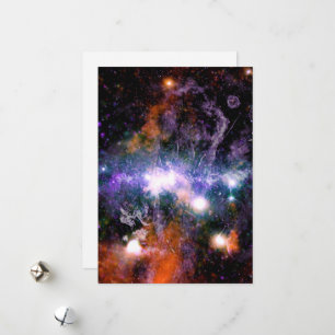 Galactic Centre of Milky Way Galaxy X-Ray Hubble   Holiday Card