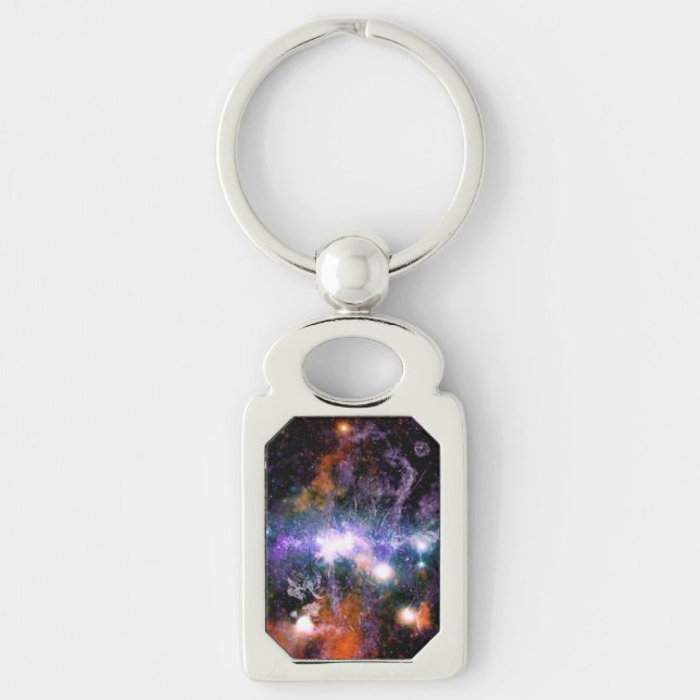 Galactic Centre of Milky Way Galaxy X-Ray Hubble   Key Ring (Front)