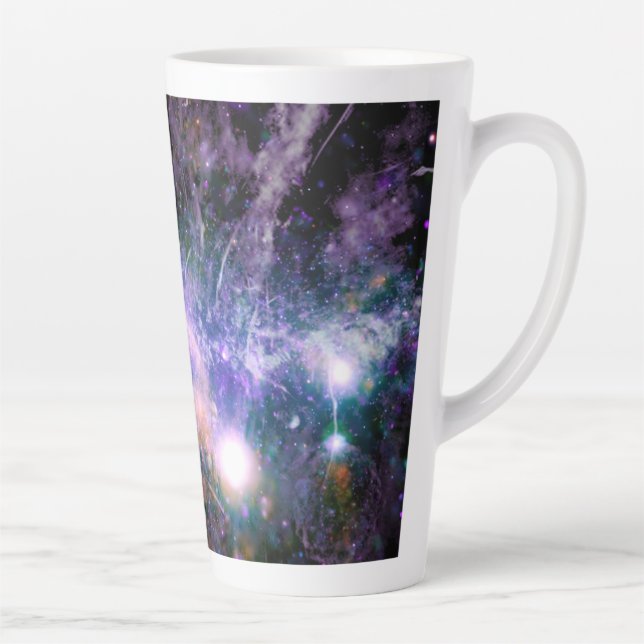Galactic Centre of Milky Way Galaxy X-Ray Hubble   Latte Mug (Right)