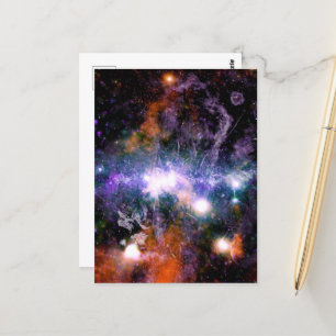 Galactic Centre of Milky Way Galaxy X-Ray Hubble   Postcard