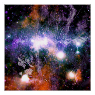 Galactic Centre of Milky Way Galaxy X-Ray Hubble   Poster