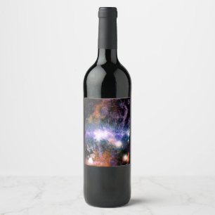 Galactic Centre of Milky Way Galaxy X-Ray Hubble Wine Label