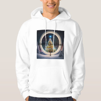 Galactic Christmas: Space-Themed Holiday T-Shirt Hoodie
