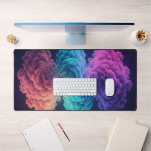 Galactic cloud design desk mat 