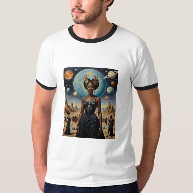 Galactic Empress Celestial Goddess T-Shirt (Front)