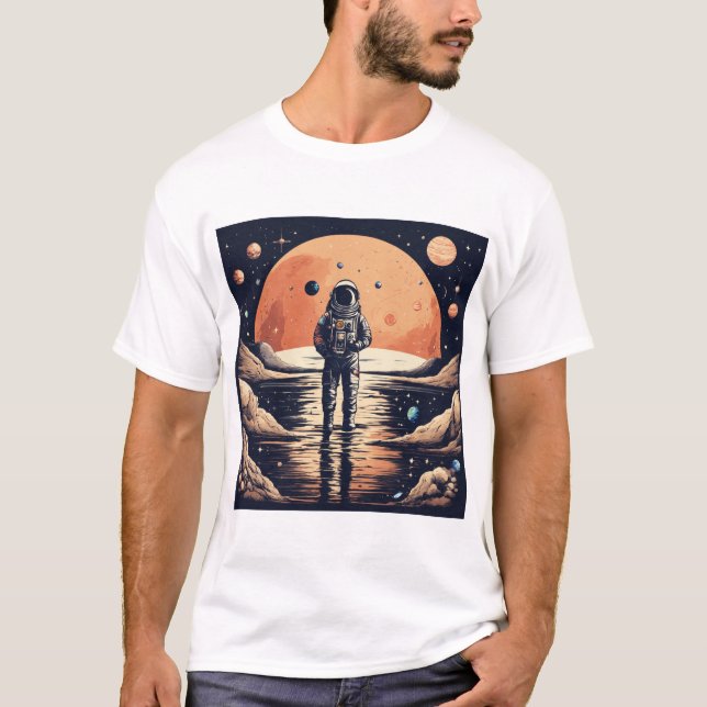 Galactic Explorer: Journey Beyond the Stars T-Shirt (Front)