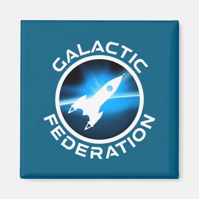 Galactic Federation Logo _1  Magnet (Front)