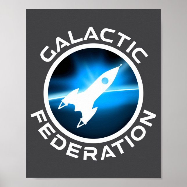 Galactic Federation Logo _1  Poster (Front)