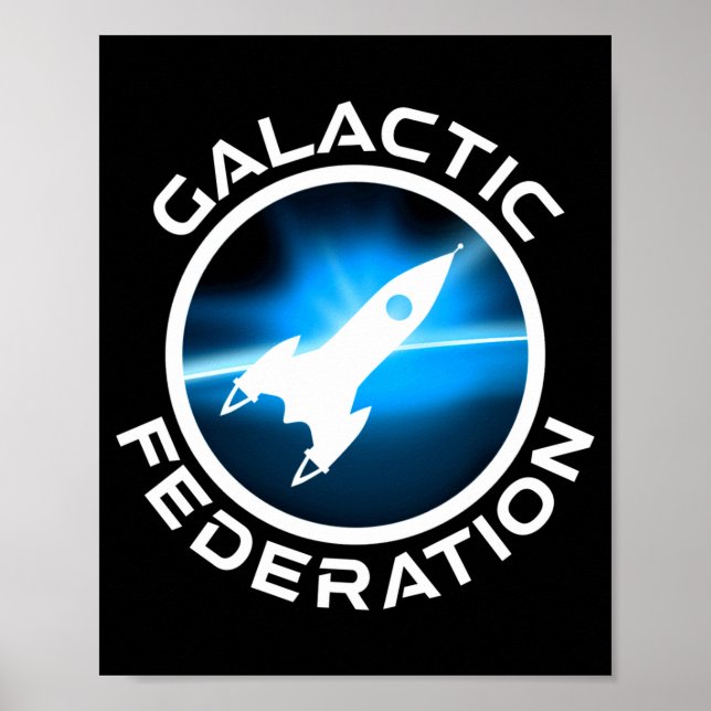 Galactic Federation Logo  Poster (Front)