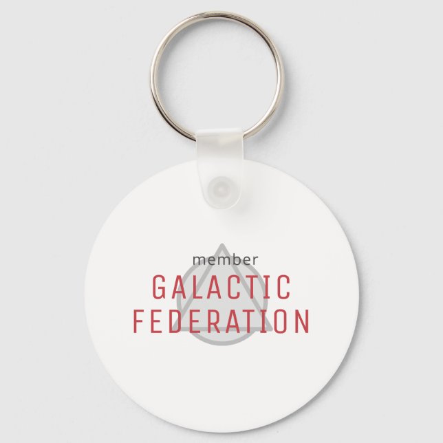 Galactic Federation Member  Key Ring (Front)