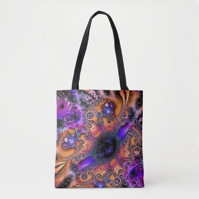Galactic Fractals Tote Bag (Front)