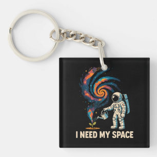 Galactic Gardener – Cultivating Life Beyond Earth Key Ring