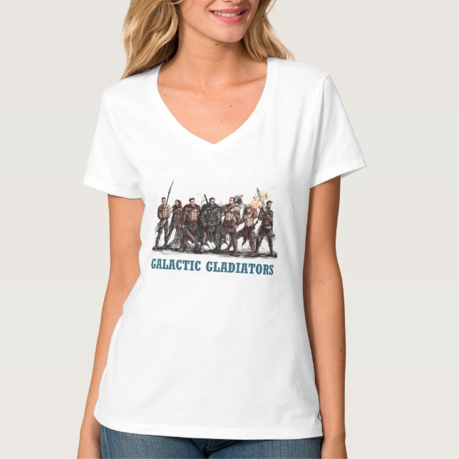 Galactic Gladiators T-shirt (Front)