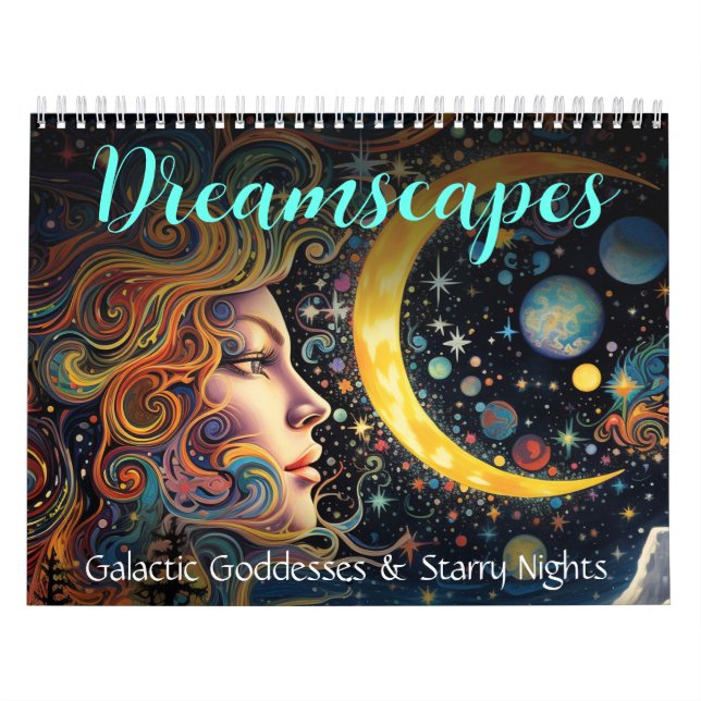 Galactic Goddesses and Starry Nights  Calendar (Cover)
