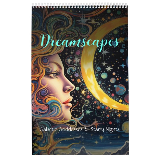 Galactic Goddesses and Starry Nights  Calendar (Cover)