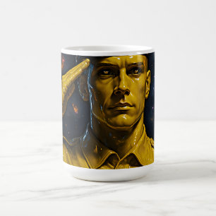 Galactic Golden Soldier Coffee Mug