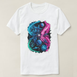 Galactic Graffiti - Street art T-Shirt