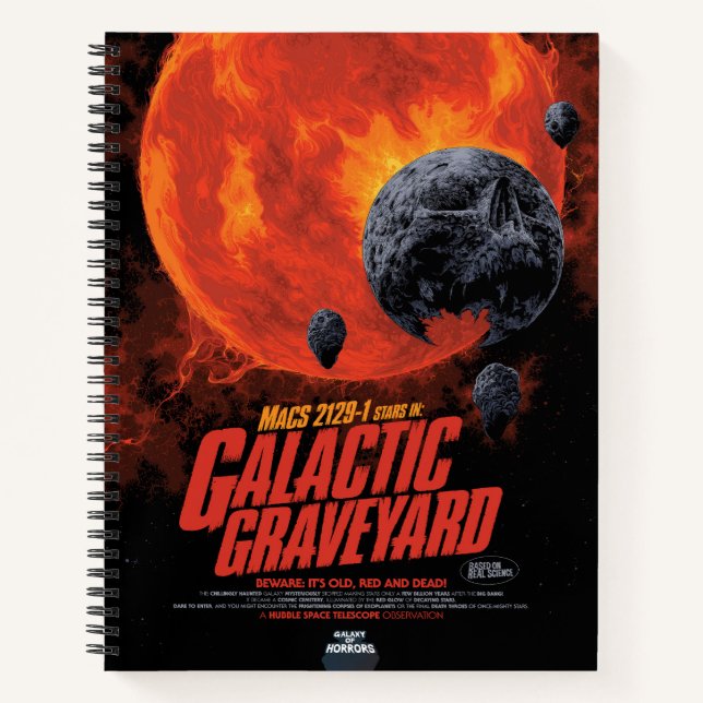 Galactic Graveyard Poster, Macs 2129-1. Notebook (Front)