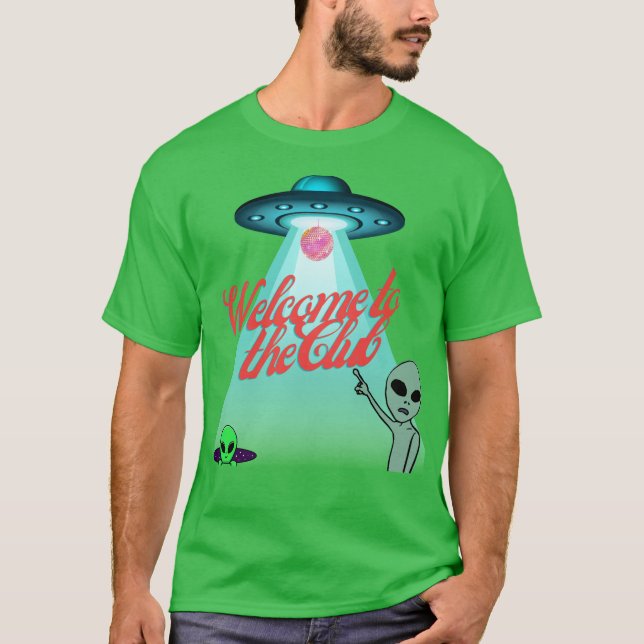 Galactic Grooves - UFO Party T-Shirt (Front)