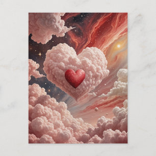 Galactic Heart Holiday Postcard