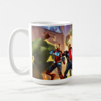 "Galactic Heroes Battle Tea Glass" Coffee Mug