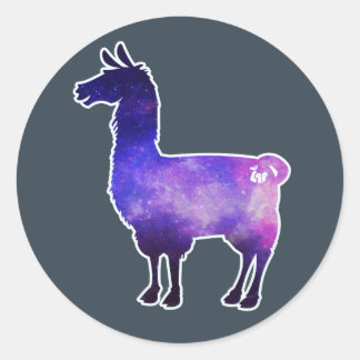 Galactic Llama Stickers