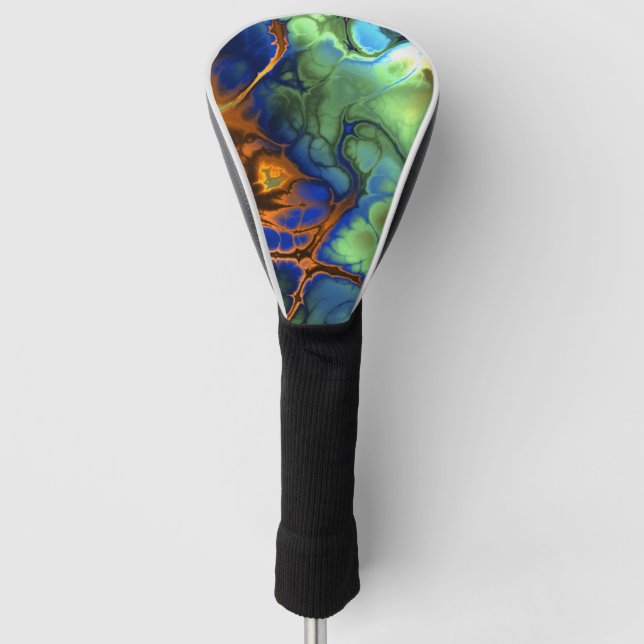 Galactic Marble Golf Head Cover (Front)