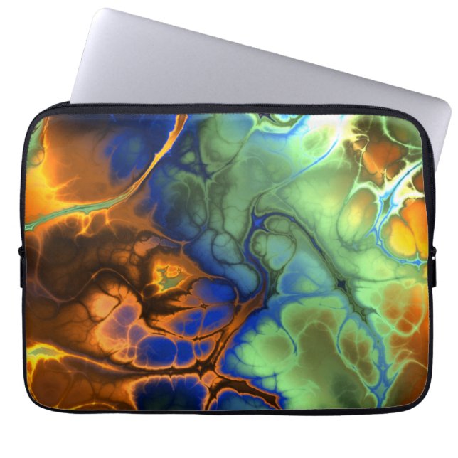 Galactic Marble Laptop Sleeve (Front)