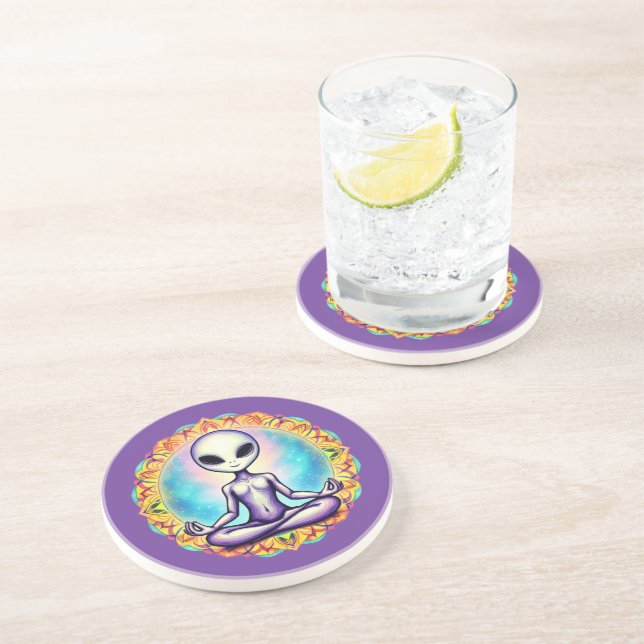 Galactic Meditation Coaster (Side)