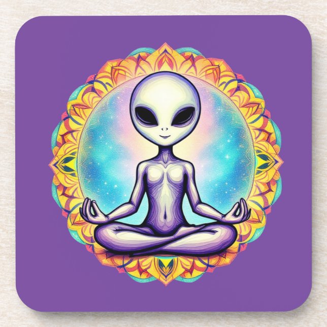 Galactic Meditation Coaster (Front)