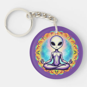 Galactic Meditation Key Ring