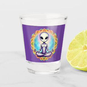 Galactic Meditation Shot Glass