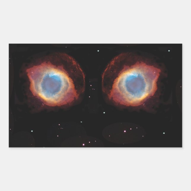Galactic Nebula Eyes Stickers (Front)