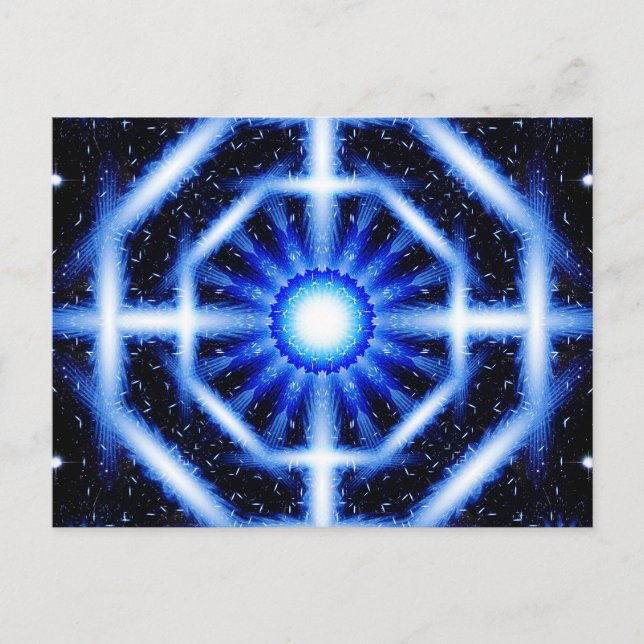 Galactic Octagon Mandala Postcard (Front)