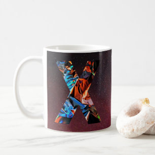 Galactic Prism Initial X Mug