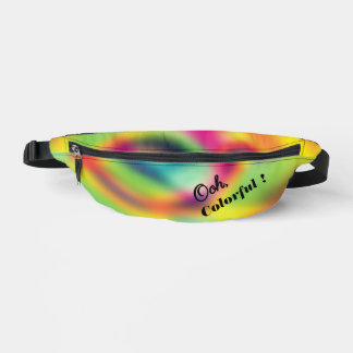 Galactic Rainbow Swirl Bum Bags