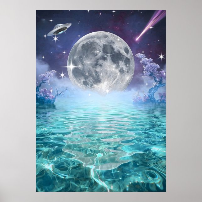 Galactic Reflection Poster (Front)