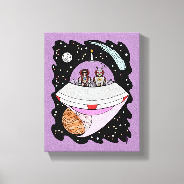 Galactic Road Trip 2018 Canvas Print (Front)