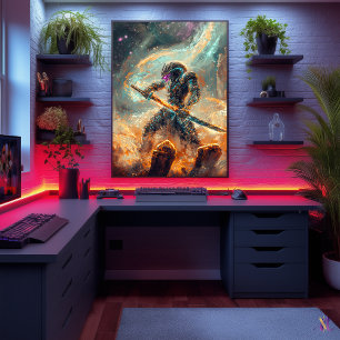 Galactic Ronin – The Cosmic Blade Poster