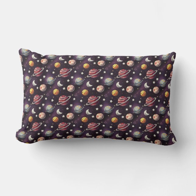Galactic Sky Lumbar Cushion (Front)