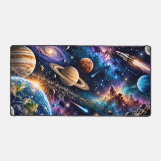 Galactic Space Adventure Desk Mat