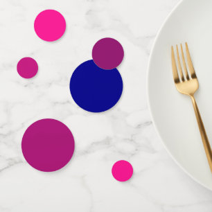 Galactic Theme Cosmic Pink to Dark Blue Gradient Confetti