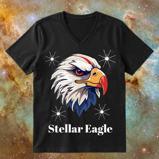 Galactic Wildlife Nebula Eagle T-Shirt