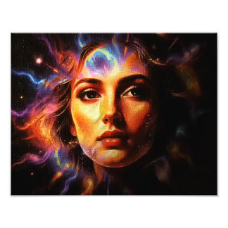 galactic woman photo print
