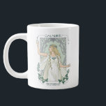 Galadriel Light of Valinor Graphic Large Coffee Mug<br><div class="desc">Step into the radiant grace of Middle-Earth™ with this exquisite Lord of the Rings™ design inspired by Galadriel™. Illustrated in an elegant, Art Nouveau–inspired style, she stands poised and luminous, holding a phial of the Light of Valinor with serene strength and quiet authority. Flowing golden hair, delicate Elven adornments, and...</div>