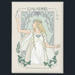 Galadriel Light of Valinor Graphic Magnet<br><div class="desc">Step into the radiant grace of Middle-Earth™ with this exquisite Lord of the Rings™ design inspired by Galadriel™. Illustrated in an elegant, Art Nouveau–inspired style, she stands poised and luminous, holding a phial of the Light of Valinor with serene strength and quiet authority. Flowing golden hair, delicate Elven adornments, and...</div>