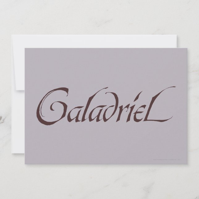 Galadriel Name Solid (Front)