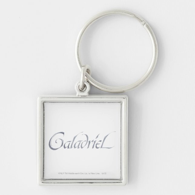 Galadriel Name Textured Key Ring (Front)