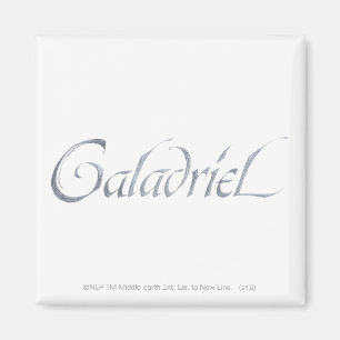 Galadriel Name Textured Magnet