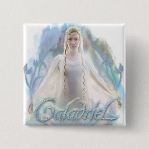 Galadriel With Name 15 Cm Square Badge